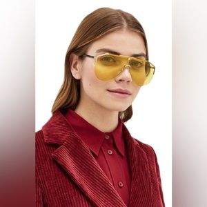Gucci Gold Sunglasses